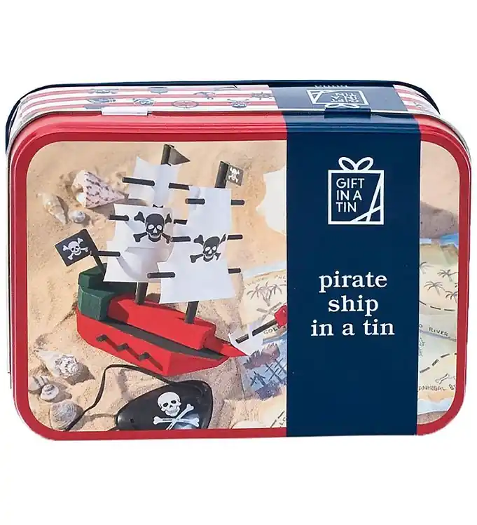 Veilige Betaling Gift In A Tin Bouwwerf Speelset - Bouwen - Pirate Ship In A Tin