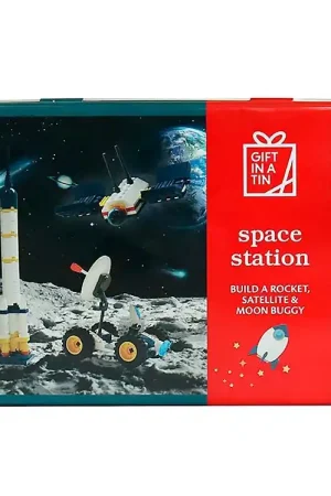 Korting Gift In A Tin Bouwwerf Speelset - Bouwen - Space Station