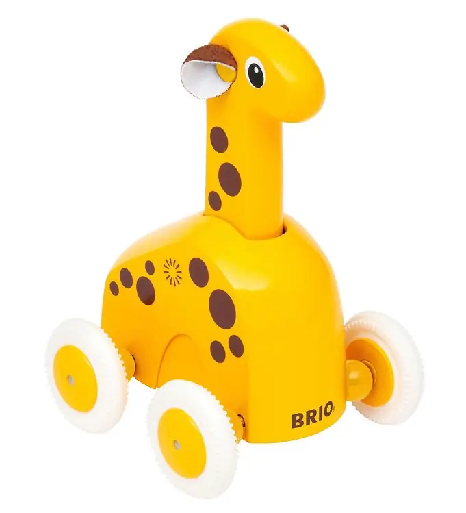 BRIO Trekspeelgoed - Giraf - Geel 30229 Aanbieding