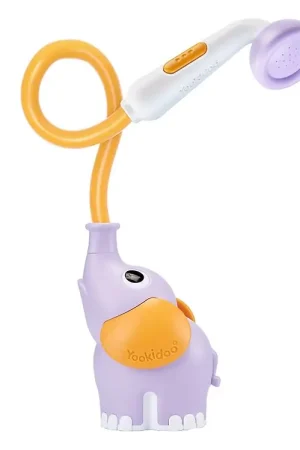 Finale Uitverkoop Yookidoo Badspeelgoed - Elephant Baby Douche - Paars