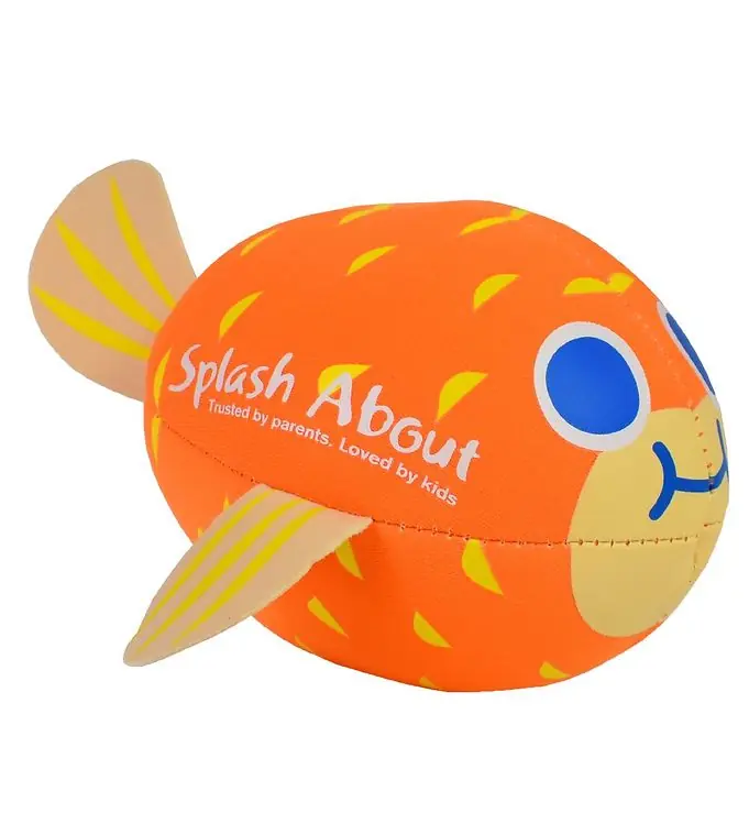 Betrouwbaar Splash About Strandbal - Neopreen - Puffer Fish - Oranje