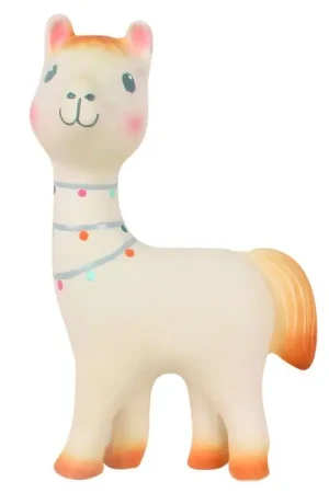 Beste Prijs Tikiri Bijtratel - Natuurlijk Rubber - Lama - Wit