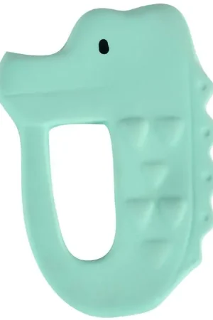 Tikiri Bijtring - Natuurlijk Rubber - Krokodil - Groen Dagaanbieding