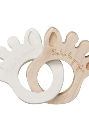 Sophie la Girafe Cadeaubox - So Pure - Bijtring - Rubber/Hout Weekendaanbieding