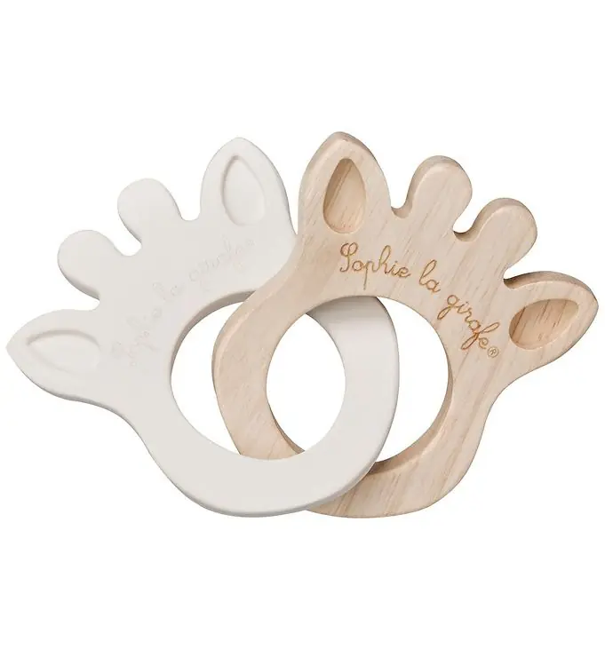 Sophie la Girafe Cadeaubox - So Pure - Bijtring - Rubber/Hout Weekendaanbieding