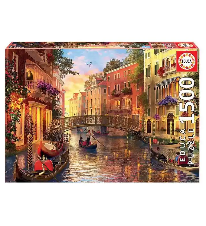 Voordeelprijs Educa Puzzel - 1500 Bakstenen - Sunset in Venice