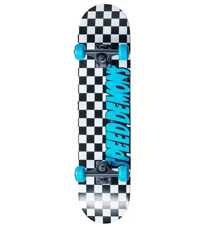 Speed Demonen Skateboard - 7.75'' - Dammen voltooid - Blauw Favoriet