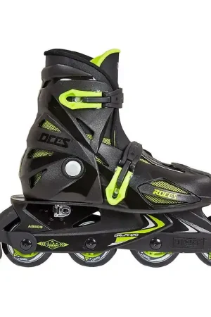Goedkoop Roces Rolschaatsen - Orlando III - Zwart/Limoen - Skeelers