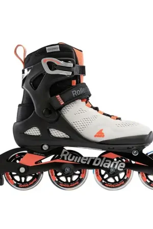 Korting Rollerblade Rolschaatsen - Macroblade - 80 W - Grijs/Coral - Inl