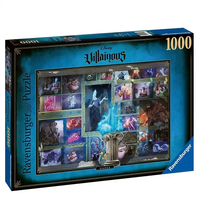 Ravensburger Puzzel - 1000 Bakstenen - Schurk: Hades Tijdelijk Beschikbaar