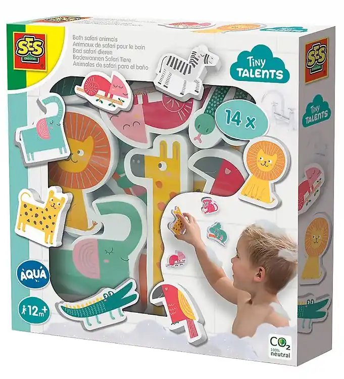 Beste Prijs SES Creative Badspeelgoed - Schuimdieren voor aan de muur