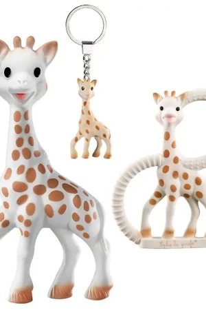 Lage Kosten Sophie la Girafe Cadeaubox - Bijtring/Speelgoed/Sleutelhanger -