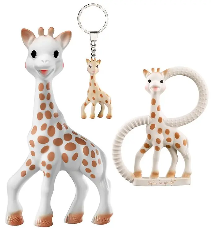 Lage Kosten Sophie la Girafe Cadeaubox - Bijtring/Speelgoed/Sleutelhanger -