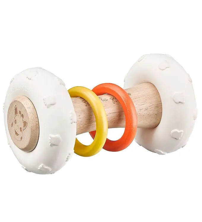Sophie la Girafe Rammelaar - So Pure - Totem - Wit/Hout Korting