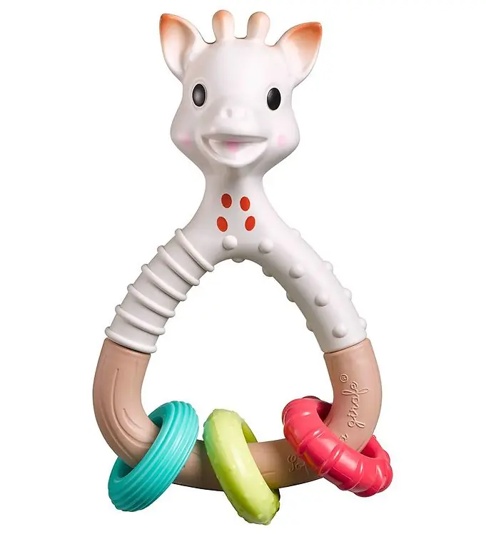 Sophie la Girafe Rammelaar - So Pure - Multicolour m. Sophie Uitverkoop