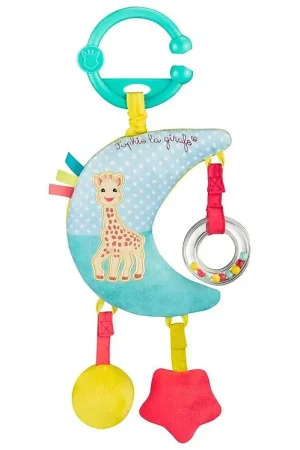Sophie la Girafe Muziekmobiel - 29x18x8 cm - Maan - Multicolour Hoge Kwaliteit