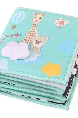 Beperkte Voorraad Sophie la Girafe Stoffen Boek - 16x94 cm - Multicolour m. Sophie