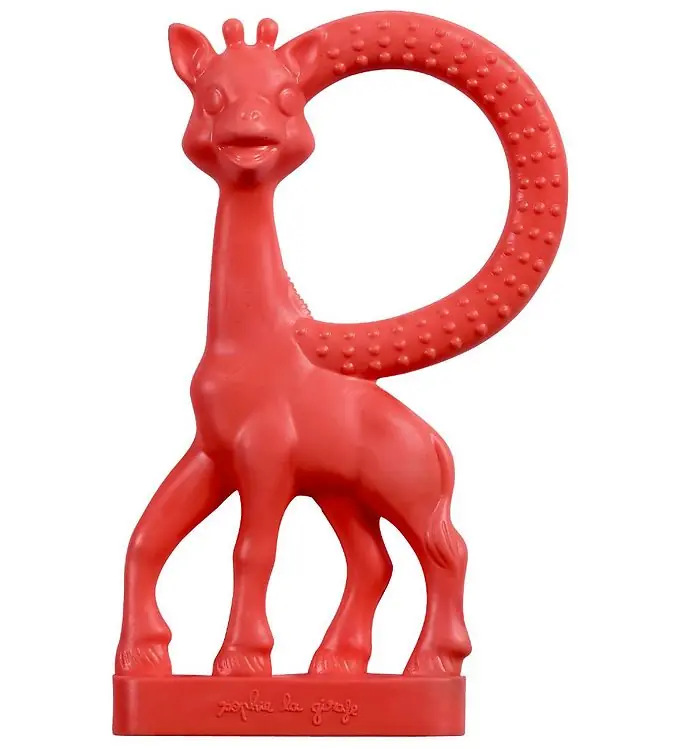 Sophie la Girafe Bijtring - Vanilla - Rood Korting