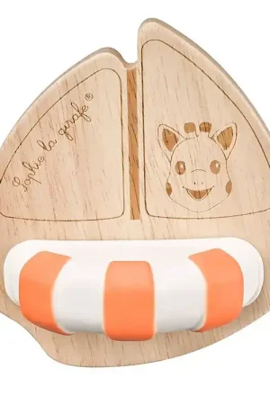 Sophie la Girafe Badspeelgoed - So Pure - Boot - Hout/Rubber Op = Op