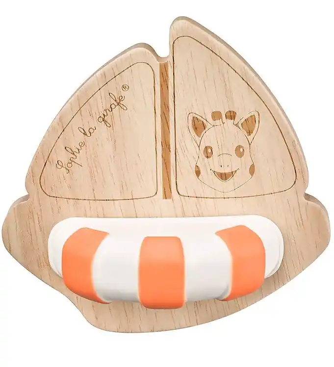 Sophie la Girafe Badspeelgoed - So Pure - Boot - Hout/Rubber Op = Op