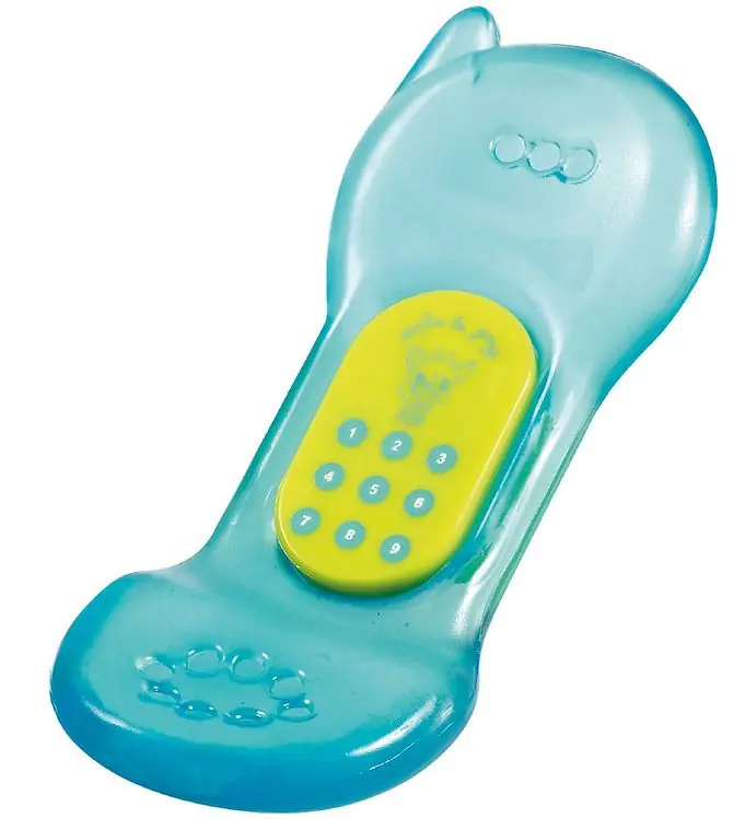 Aanbieding Sophie la Girafe Bijtring - Telefoon - Blauw Transparant