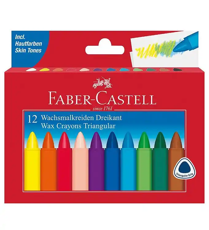 Faber-Castell Kleurpotloden - Driehoekig - 12 stk - Multi Tijdelijk Beschikbaar