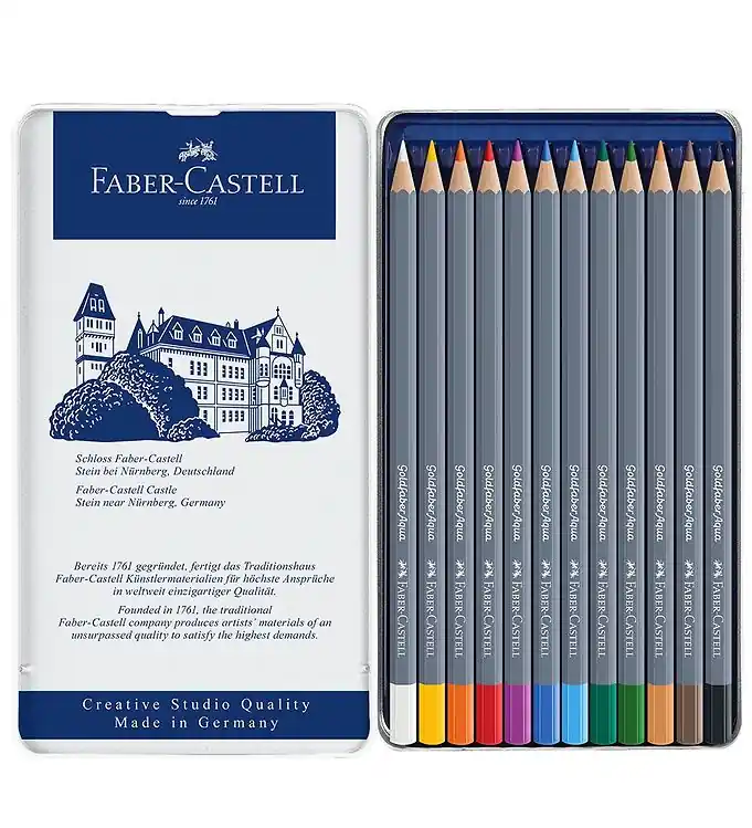 Faber-Castell Kleurpotloden - Goudfaber Aquarel - 12 stk - Multi Beste Prijs