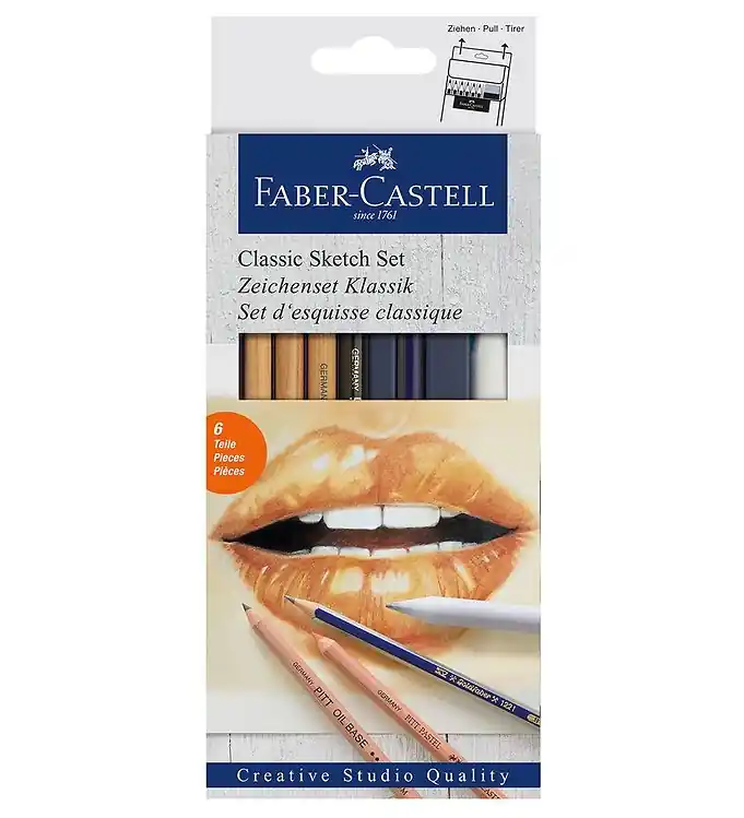 Faber-Castell Tekenset - Classic+ Schets - 6 stk Premium