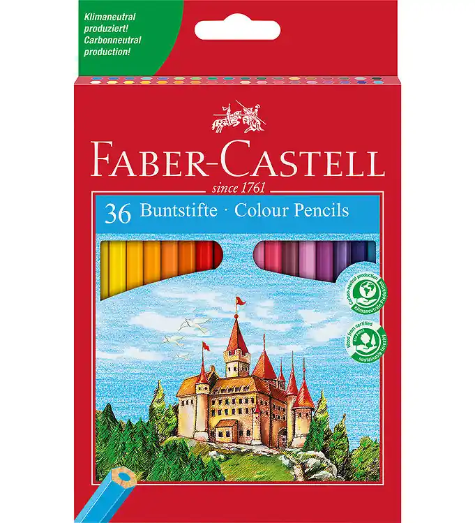 Aanbieding Faber-Castell Kleurpotloden - Kasteel - 36 stk - M