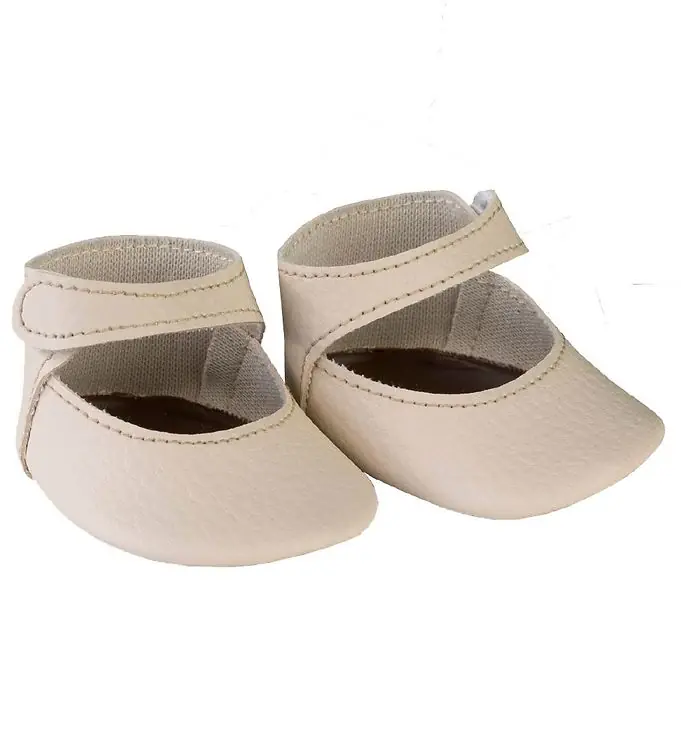 Asi Poppenschoentjes - 43/46 cm - Beige Nieuw