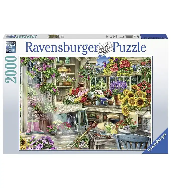 Ravensburger Puzzel - 2000 Bakstenen - Gardners Paradise Fabrieksprijs