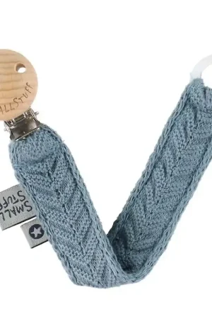 Exclusieve Aanbieding Smallstuff Speenketting - Gehaakt - Cloudy