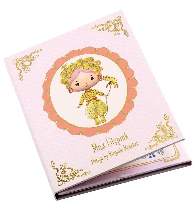 Djeco Stickers - 40 st. - Miss Lilypink Tijdelijk Beschikbaar