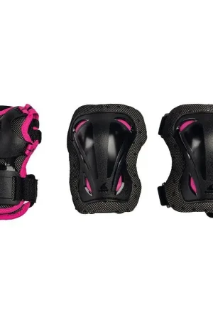 Nu Kopen Rollerblade Beschermingsset - Skate Tandwiel Jr - Zwart m. Roze