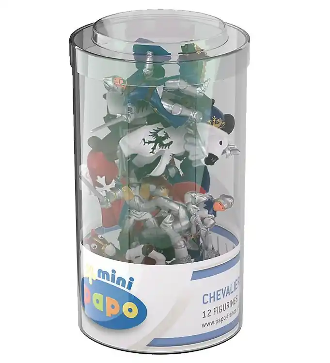 Papo Mini Plus Speelfiguren - 12 st. - Ridders Superprijs