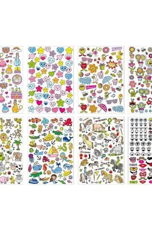 Exclusieve Aanbieding Playbox Stickers - 500 st. - Prinsessen/Dieren/Bloemen/enz.