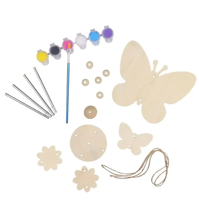 Playbox Creatiefset - Doe-het-zelf - Windgong m. Vlinders Premium