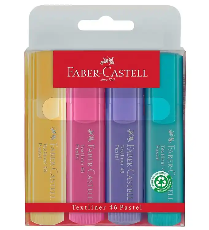 Laatste Versie Faber-Castell Markeerstiften - Translatie - Pastel