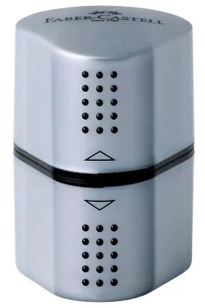 Beste Prijs Faber-Castell Puntenslijper - Grip Trio - Zilver