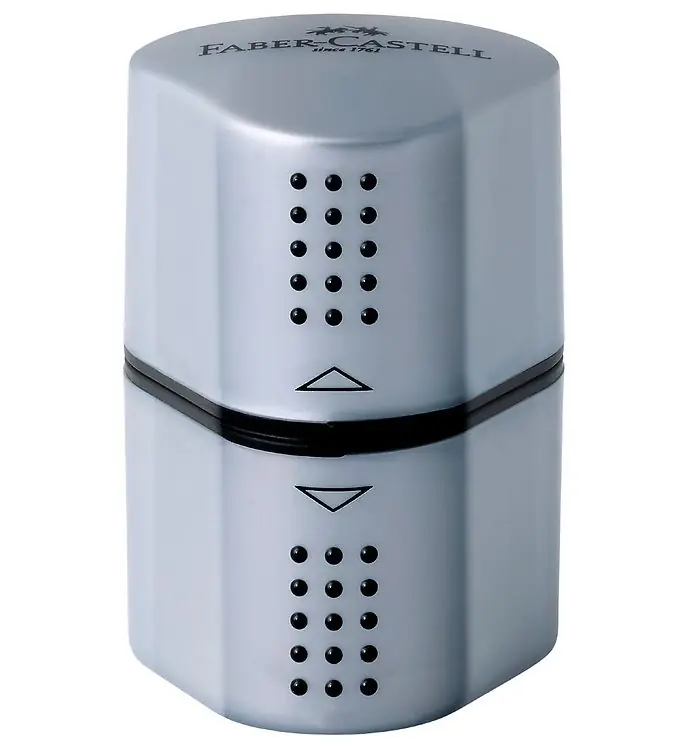 Beste Prijs Faber-Castell Puntenslijper - Grip Trio - Zilver