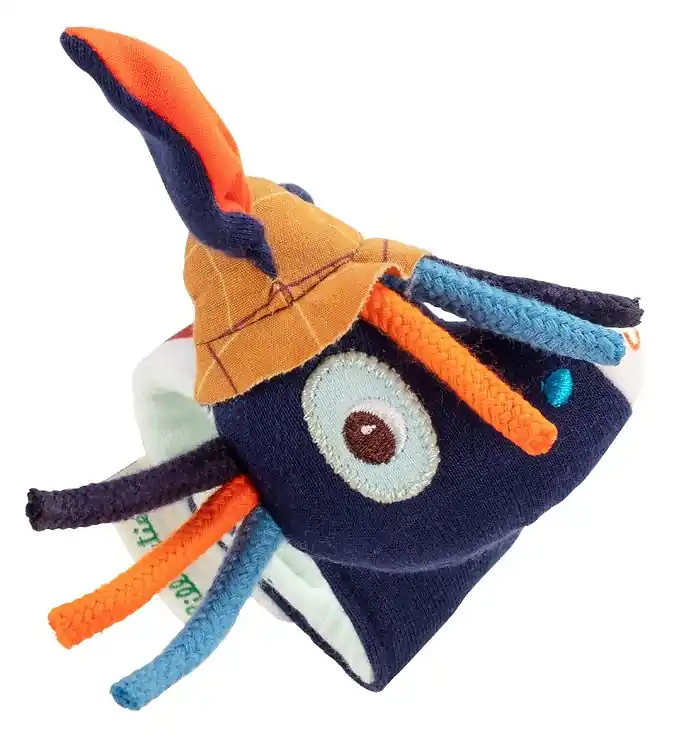 Beste Prijs Lilliputiens Rammelaar m. Armband - Ignace - Navy