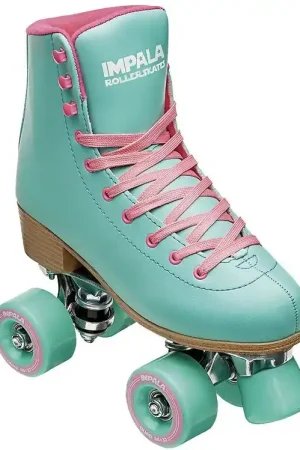 Impala Rolschaatsen - Quad Skate - Aqua/Roze Goedkoop