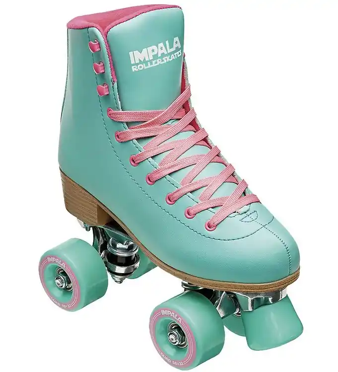 Impala Rolschaatsen - Quad Skate - Aqua/Roze Goedkoop