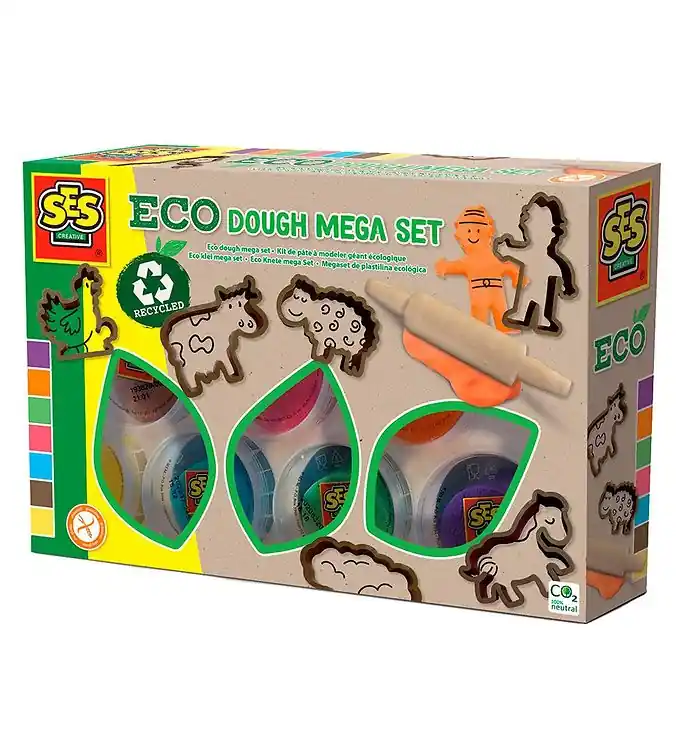 SES Creative Speelklei - ECO - 7x90 g - Mega set Goedkoop