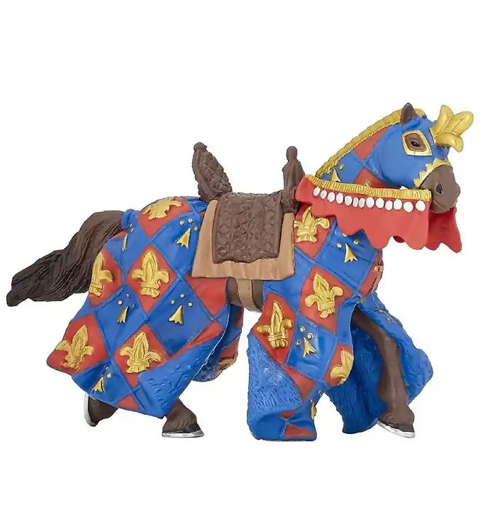 Papo Blauw Cavaleriepaard - Fleur De Licht - H: 9 cm Hete Deal
