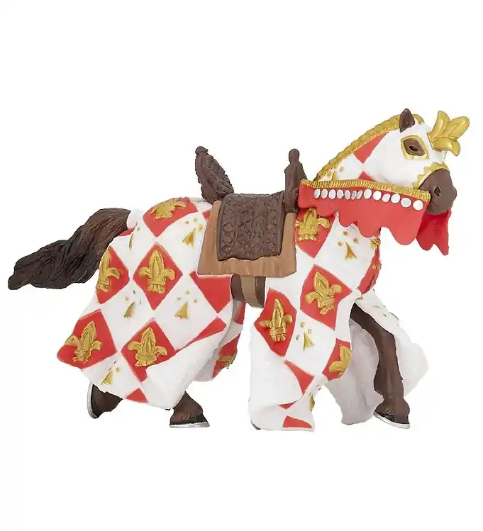 Must-Have Papo Wit Cavaleriepaard - Fleur De Licht - H: 9 cm