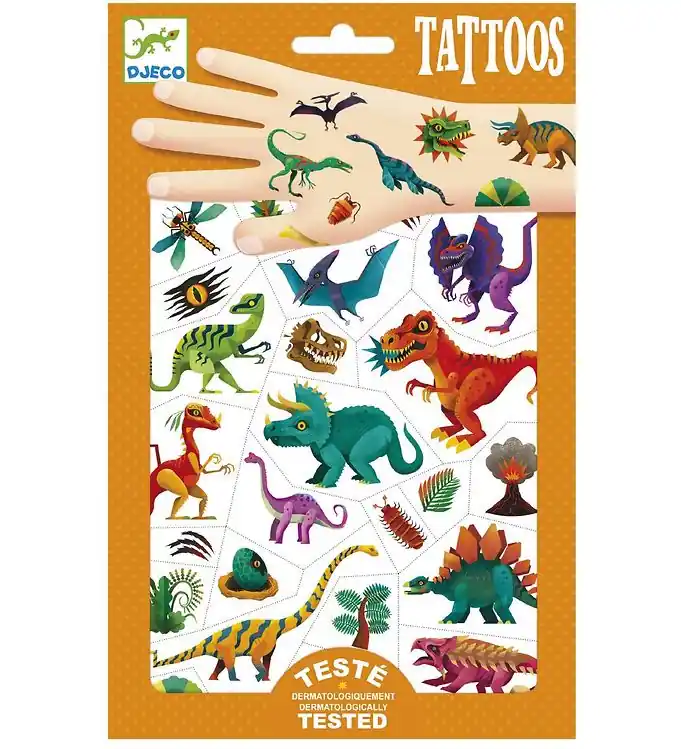 Djeco Tattoos - Dinosaurussen Laatste Versie