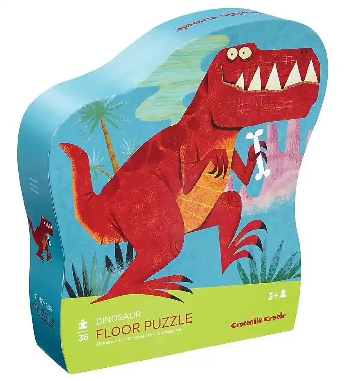 Laatste Kans Crocodile Creek Puzzel - 36 Bakstenen - Dinosaur
