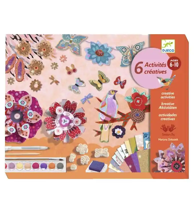 Djeco Creatief Activiteitenbox - Bloemen Beperkt Aanbod