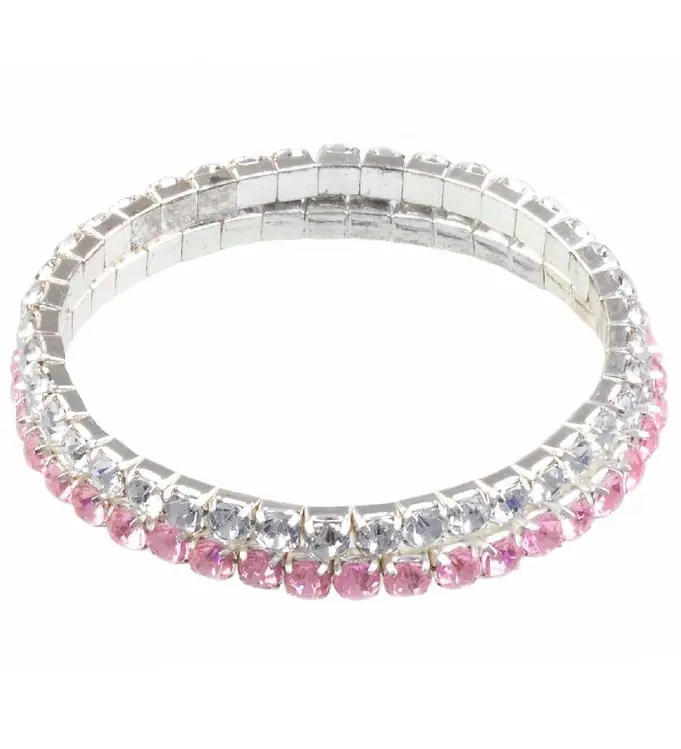 Actieprijs Great Pretenders Kostuum - Diamanté - 2-stk - Zilver/Roze